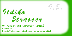 ildiko strasser business card